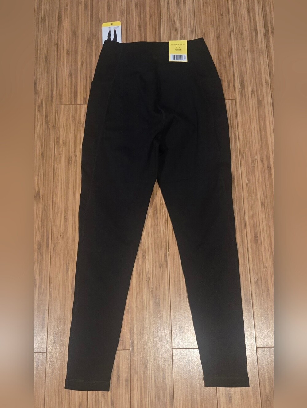 NWT Danskin Black High Waisted Leggings - Picture 6 of 7